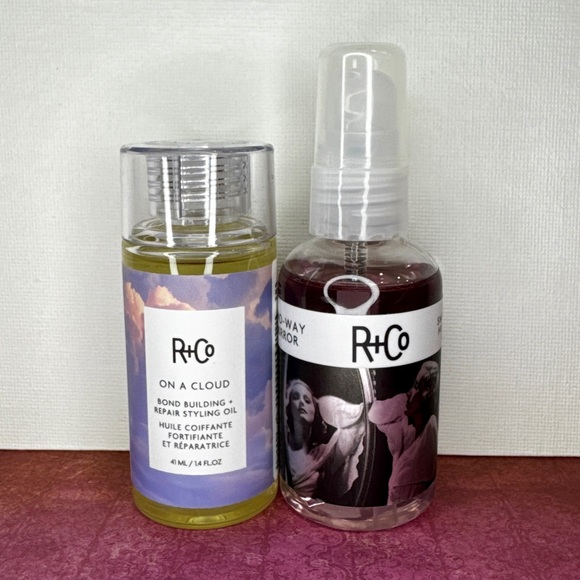 R+Co On A Cloud Bond Repair Styling Oil + Two-Way Mirror Shine Spray Set kit - Picture 2 of 2